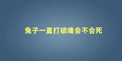 兔子一直打喷嚏会不会死