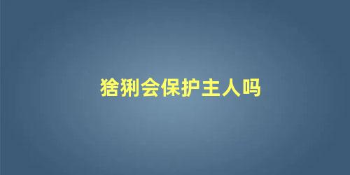 猞猁会保护主人吗